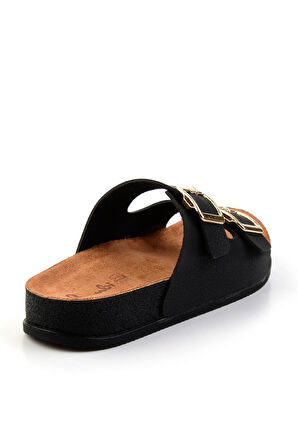 Siyah  Kadın Terlik K04133111109