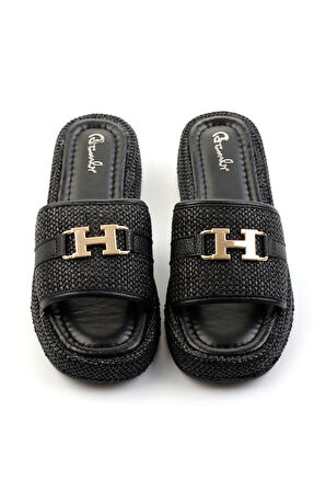 Siyah  Kadın Terlik K04156011528