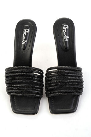 Siyah Siyah  Kadın Terlik K04156010909