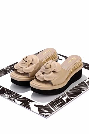 Bej  Kadın Terlik K04188207009