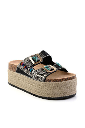 Siyah  Kadın Terlik K04185105387