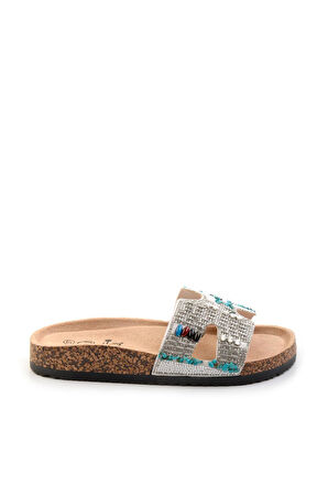 Beyaz  Kadın Terlik K04185102687