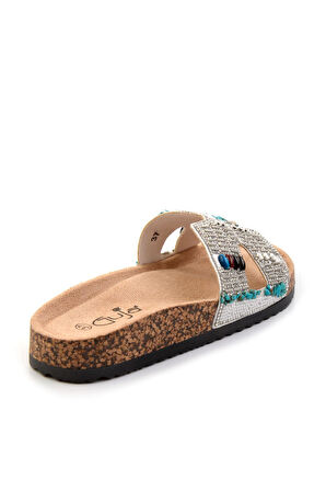 Beyaz  Kadın Terlik K04185102687