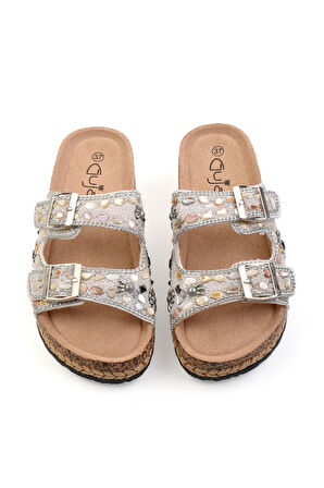 Gümüş  Kadın Terlik K04185018387