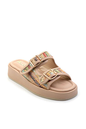 Çok Renkli  Kadın Terlik K04188131128