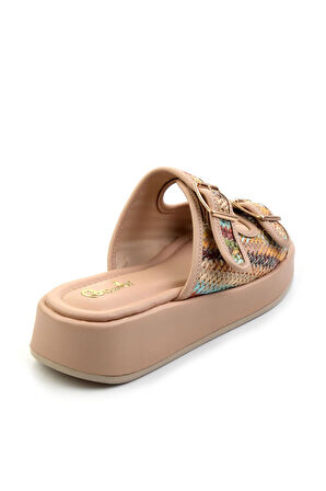 Çok Renkli  Kadın Terlik K04188131128