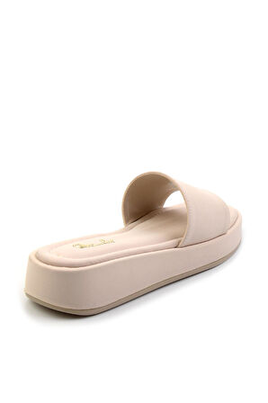 Nude Nubuk  Kadın Terlik K04188130704