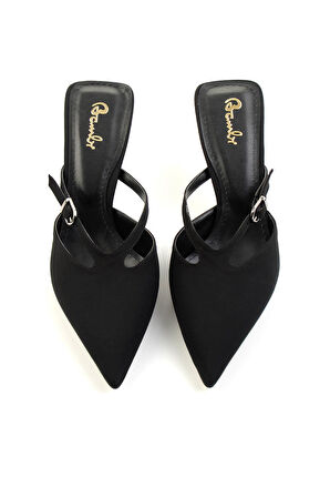 Siyah Kumaş  Kadın Terlik K04231434104