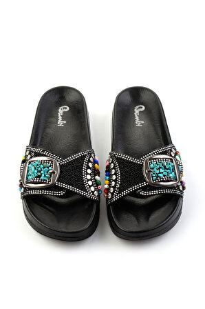 Siyah  Kadın Terlik K04319103187