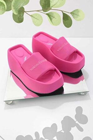 Bambi Pembe Kumas  Kadın Terlik K04321038204