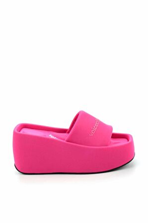 Bambi Pembe Kumas  Kadın Terlik K04321038204