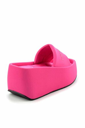 Bambi Pembe Kumas  Kadın Terlik K04321038204
