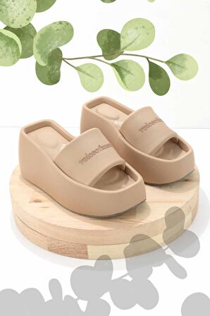 Nude Kumaş  Kadın Terlik K04321038204