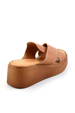 Taba Hakiki Deri Kadın Terlik K04331126303