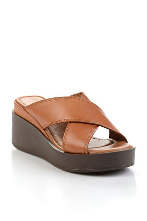 Taba Hakiki Deri Kadın Terlik K04359022203