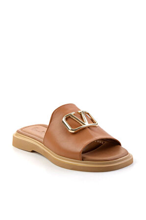 Taba Leather Kadın Terlik K04359022803
