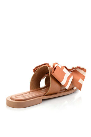 Taba Taba Hakiki Deri Kadın Terlik K04376050003