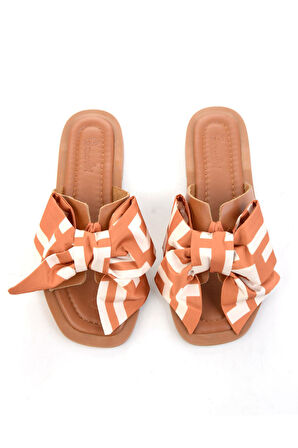 Taba Taba Hakiki Deri Kadın Terlik K04376050003