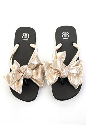 Dore Siyah  Kadın Terlik K04376115059