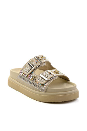 Bej  Kadın Terlik K04429320287