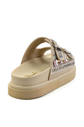 Bej  Kadın Terlik K04429320287