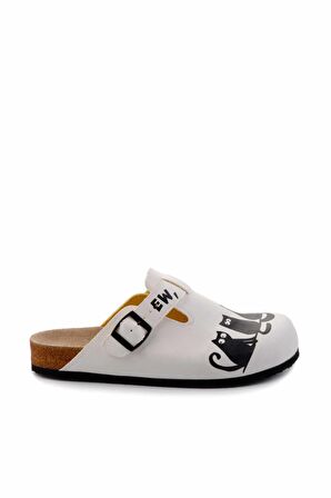 Beyaz  Kadın Terlik K04468000509