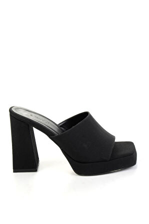 Mat Siyah  Kadın Terlik K04527030238