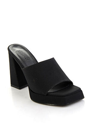 Mat Siyah  Kadın Terlik K04527030238