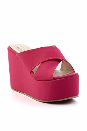 Fuşya Kumaş  Kadın Terlik K04534020104