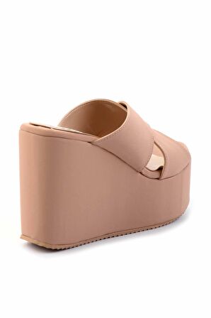 Nude Kumaş  Kadın Terlik K04534020104