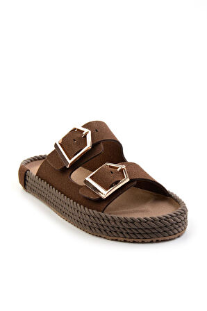 Kahve  Kadın Terlik K04553030071