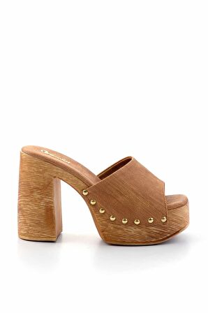 Taba Nubuk  Kadın Terlik K04566007001