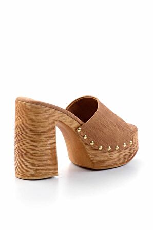 Taba Nubuk  Kadın Terlik K04566007001