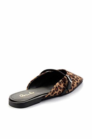Leopar Kumaş  Kadın Terlik K04575005004
