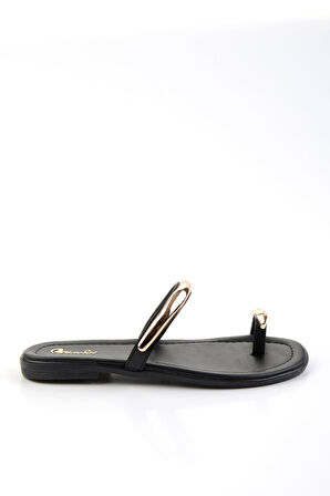 Siyah  Kadın Terlik K04606021509