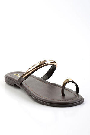 Kahve  Kadın Terlik K04606021509