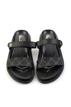 Siyah Leather Kadın Terlik K04666014003