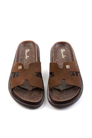 Kahve Leather Kadın Terlik K04666013801