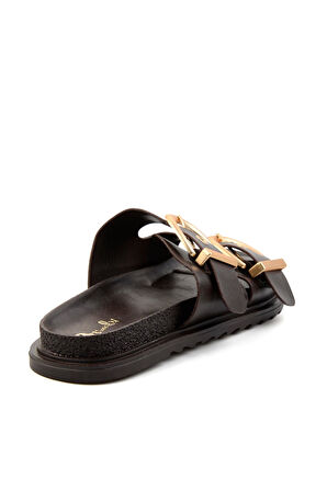 Kahve  Kadın Terlik K04666014309