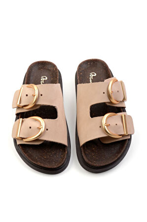 Nude Leather Kadın Terlik K04666013901