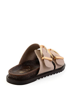 Nude Leather Kadın Terlik K04666013901