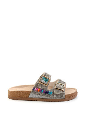 Beyaz  Kadın Terlik K04678080687