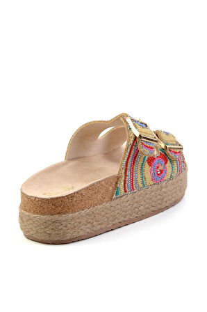 Bej  Kadın Terlik K04678080387