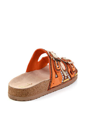 Turuncu  Kadın Terlik K04678080887