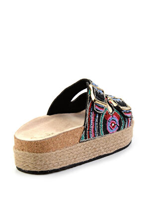 Siyah  Kadın Terlik K04678080387