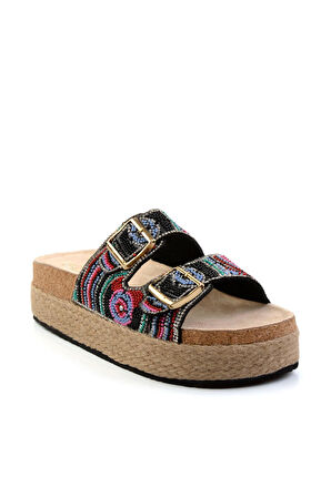 Siyah  Kadın Terlik K04678080387