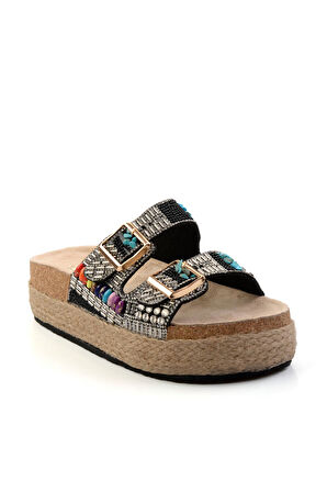 Siyah  Kadın Terlik K04678080487