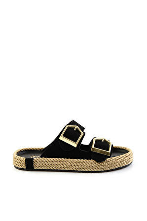 Siyah Siyah  Kadın Terlik K04688001702