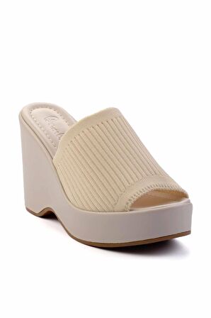 Bej Triko  Kadın Terlik K04688600082