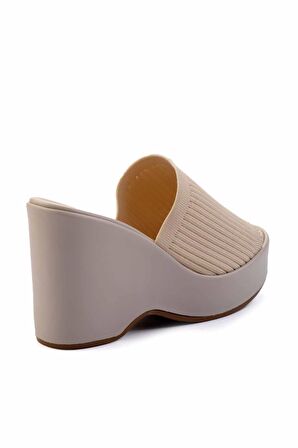 Bej Triko  Kadın Terlik K04688600082